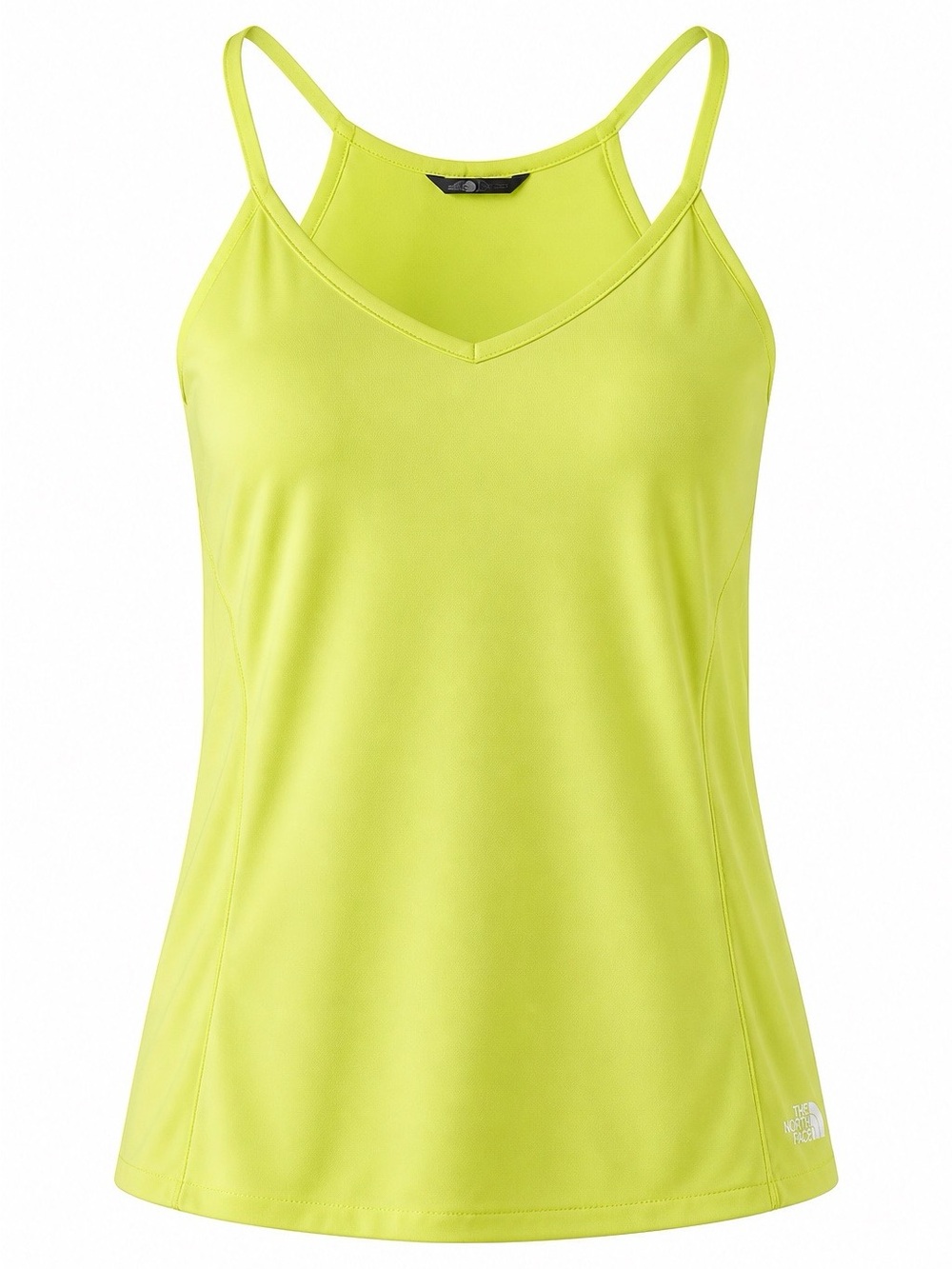 North Face Women's Neon Yellow Tank with Sport Bra XL NWOT
